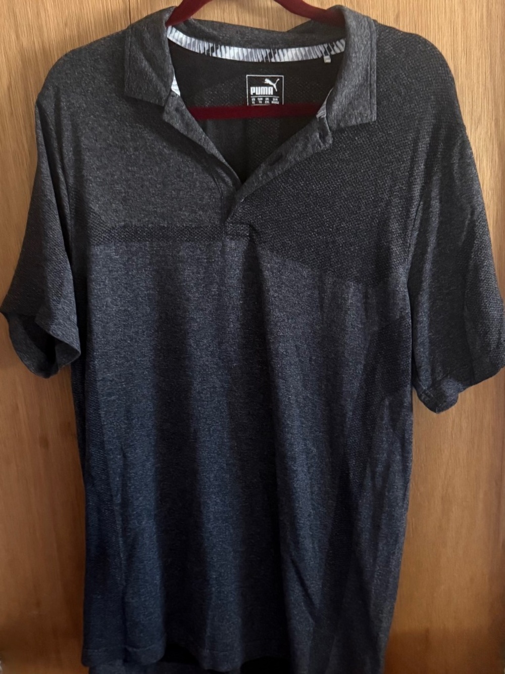 NWOT Men’s Charcoal Grey Puma Golf Shirt Sz XL